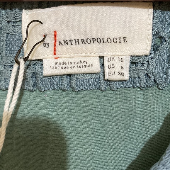 NWOT Anthropologie Antoinette Lace V Neck Midi Dress Size 6 - Picture 5 of 6